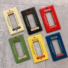 ICG Mercury 工業風三孔插座蓋板 開關蓋板, 1個, 藏青藍