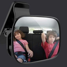 마켓플러스 차량용 후방보조거울 (안전확인), 1개