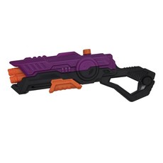 炫酷造型水槍，強勁射程，多種噴射模式，夏日水戰必備, 抽拉式水槍 紫色, 1個