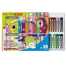 Pentel 飛龍牌 PHN9 系列粉蠟筆, 1個, 飛龍粉蠟筆PHN9-36色(超取限15盒