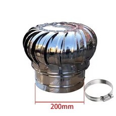 환풍구 벤츄레다 무동력 스텐 지붕 후드 굴뚝 흡출기, 1개