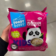 푸디버디 하양라면, 80g, 4개