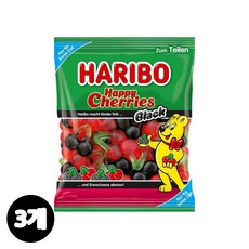 하리보젤리 해피체리 블랙, 3개, 175g