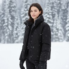 [DENNIS] 여성 24FW신상 폭스 카라 숏 다운점퍼_FAPWLDJ260