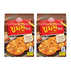 오뚜기 물만 섞어 부치는 초간편 김치전 믹스 320g 2개