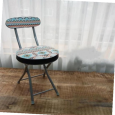 아동의자 원형 접이식 인디언 등받이의자 철재 W, 본상품