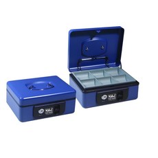 LIFE 徠福 CB-334N 手提現金管理箱, 藍