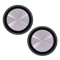 스피커 다이어프램 패시브 진동 우퍼 2개 방열기 보강 베이스, 2Pcs 78mm Black