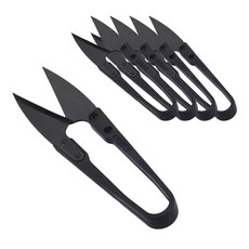 크크섬 탄소강 미싱 낚시 쪽가위, 5개