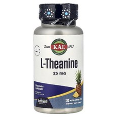 칼 테아닌 GABA 로젠지 파인애플 Theanine 엘 120정, 1개