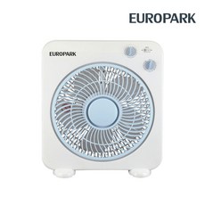 유로파크 박스팬 EU-12B 슬림형 전망회전 3단풍속 5엽 60분타이머