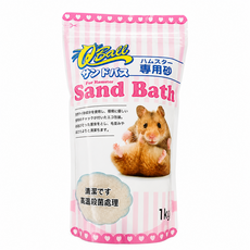 Q-BALL 寵物浴砂 小動物專用浴砂 1KG 無香味, 1個