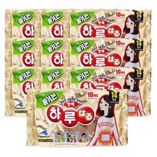 고바야시 붙이는 하루 핫팩 손난로 10매입, 10개