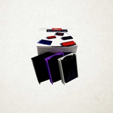 도장 잉크패드리필 S-400-7 청색 스탬프 잉크 그린피앤에스 1개입