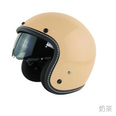 NINJA 車線墨鏡安全帽 K-806, 奶茶