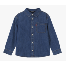 인디고뱅크키즈 오버핏 데님 셔츠 IKYC25S01