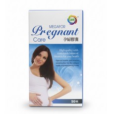 Megafor Pregnant Care 孕婦膠囊, 1個, 美德膠囊食品50顆瓶