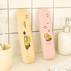 카카오프렌즈 춘식이 칫솔 살균기 휴대용 유무선 겸용 UV-C LED 소독기, 춘식 옐로우, 단일상품1, 단일상품0