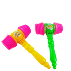 台灣現貨 大號BB錘 趣味兒童玩具 懷舊夜市玩具 寶寶手眼協調訓練, 1個, 綠色or黃色