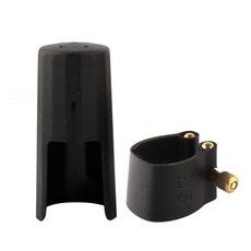 가죽 색소폰 리가춰 캡포함 하드러버 소프라노 알토 테너, 가죽리가춰+캡(엘토), 1개