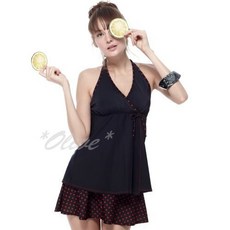 小薇的店 MIT沙兒斯品牌 V型美胸時尚二件式泳裝，台灣製造，舒適親膚，多尺寸可選, M