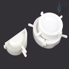 필수가게 만두틀 3개 가정용만두만드는기계, 화이트, 다양한 크기의 틀