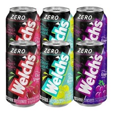 [XBJ96K3M47]웰치 제로 3종세트 2개 웰치스 제로음료수, 1개, 355ml