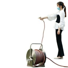 이동식 청소 가정용 세차 스프레이 차량 호스걸이 고압 호스 물청소 릴호스, 2. S1 트롤리