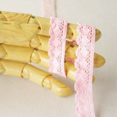 레이스밴드 스판 폭 1.5cm 파스텔핑크, 1개