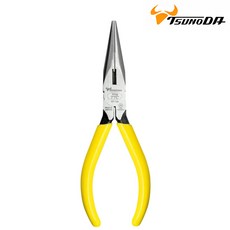 츠노다 롱노우즈 플라이어 150mm(6인치) RP-150 일본 수공구 라디오펜치, 1개