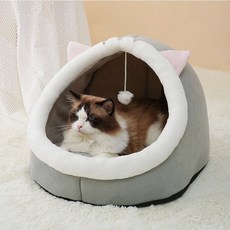 미우프 고양이 숨숨집 꾹꾹이방석 쿠션 대형 터널, 1개, 단일