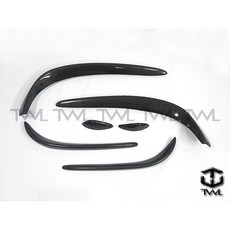 台灣之光 全新BENZ W205 C180 C200 C250 C450 AMG前保定風翼卡夢CARBON風刀6PCS, 1個