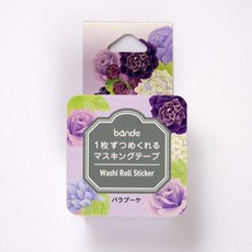 莫莫日貨 Bande 新型態 和紙貼紙 和紙膠帶 - 薔薇 BDA270 日本原裝進口, 1個