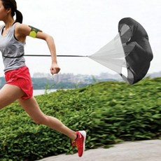 굿딜창고 달리기 공기저항 낙하산 훈련용낙하산, 옐로우