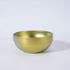 樂購 純鈦碗勺套裝：中式彩色勺、結晶冰花勺，輕便抑菌鈦飯碗，家用便攜, 黃色, 1個