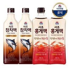 [사조대림] 참치액900g+홍게액900g, 2세트