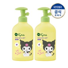 그린핑거 산리오 마이키즈 플러스 샴푸 복숭아향, 320ml, 2개