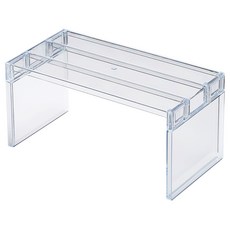 日本製冰箱收納盒，透明冰箱置物架，冰箱隔板收納，冰箱儲物盒, 【大款】透明收納架, 透明, 1個