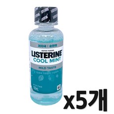 리스테린 액 쿨민트 마우스워시, 100ml, 5개