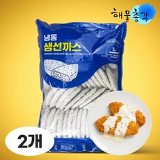 해물총각 생선까스 50개, 2.5kg, 2개