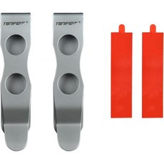 스마트폰용 TONIFE 포켓 클립 벨트 홀스터 모바일 케이스용 멀티 툴 유틸리티 3M VHB 접착제 스테인리스 스틸비드 블라스팅 x2로 고정됨, Bead Blasting X2