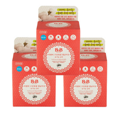 비앤비 구강청결 멸균티슈, 3개, 3매, 1L