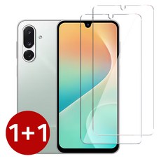 갤럭시점프4 액정필름 1+1 강화유리, 1개