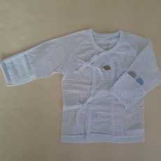 쇼콜라 로미 배냇저고리#귀여운 소맷단#국내제조 무형광