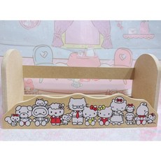 Hello Kitty 家族系列收納架 書本雜誌置物架 玩偶收納架 - 小花花日本精品