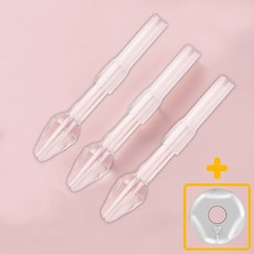 [보호캡 포함] 노시부 호환 석션팁 한일포근 콧물흡입기 코뻥 PVC 재질 코팁 3개입, PC 4호 X 3개입, 1세트