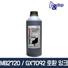 HP9010 HP8710 HP7740 MB2120 MB2720 프린터 호환 무한 리필 프리즘 잉크, 1개, HP9010 검정색 안료(PIG) 1L