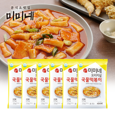 미미네 오리지널 국물떡볶이 6봉, 570g, 6개
