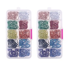 shangren 600pcs 10 색 전구 핀 DIY 공예품 만들기위한 조롱박 안전 핀, 설명, 멀티, 설명, 1개