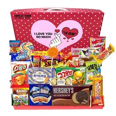 화이트데이 초콜릿 사탕 선물 세트 초대형, 1세트